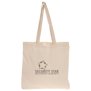 Petit sac fourre-tout en coton écologique réutilisable avec logo et impression personnalisables pour cadeaux promotionnels - Product Image 2