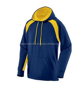 Vente en gros Pull bicolore élégant Sweat-shirt à capuche en molleton Sweat-shirt anti-rétrécissement avec capuche - Product Image 2