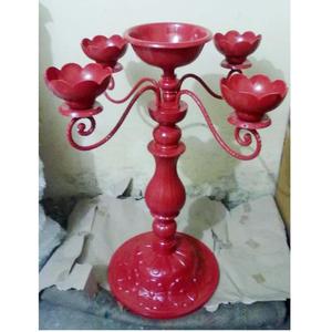 SILVER <b>Candelabra</b> NEW DESIGN for WEDDING TABLE TOP DECORATION Handmade - Product Image 3