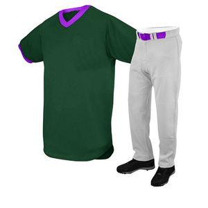 Ensemble de vêtements de sport respirants d'uniforme de maillot de baseball et de softball de haute qualité - Product Image 4