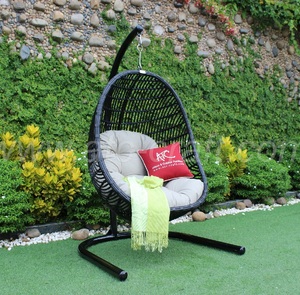 Eagle Collection RAHM-002A Style 3 Outdoor Furniture Top Selling UV Resistant All Weather Rattan <b>Egg</b> <b>Chair</b> Hammock for <b>Gardens</b> - Product Image 1