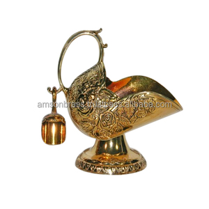 Seaux en métal uniques Seaux à charbon traditionnels faits à la main Seau à charbon moderne décoratif à poignée design - Product Image 6