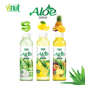 Botella PET de 500ml, bebida de Aloe Vera, sin conservantes, puré de fresa Natural Original, jugo certificado Halal a granel Noni - Product Image 1