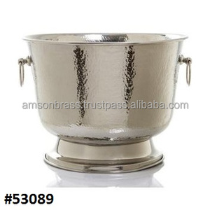 Hielera de Metal para Vino, Hielera Redonda para Fiestas, Cubitera de Acero para Bebidas, para Mesa - Product Image 6