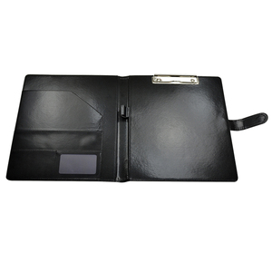 Custom Portfolio <strong>Conference</strong> A4 Size Business Office Sign PU Leather Bill Presentation Signature Clipboard File <strong>Folder</strong> <strong>with</strong> Notes