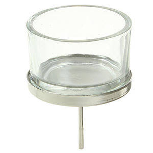 Support de photopher en verre transparent, avec couronne sauna - Product Image 1
