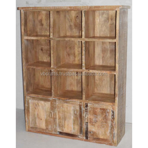 ชั้นวางขวดไวน์ทำจากไม้มะม่วงแบบดั้งเดิมสไตล์ยุโรปยุโรปหรูหราตกแต่งแท่นโชว์ของตกแต่ง - Product Image 5