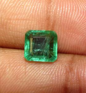 Esmeralda Zambia Preciosa Esmeralda Corte Forma cuadrada Piedra preciosa suelta Cabujón natural increíble calidad - Product Image 3