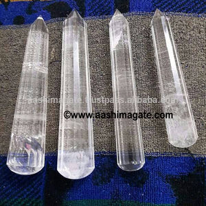 Clear Crystal Quartz Massage Wands - Product Image 1