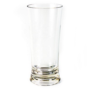 Verre Highball en plastique acrylique durable sans BPA de 18oz au design classique pour tasses à thé et soucoupes pour boissons - Product Image 2