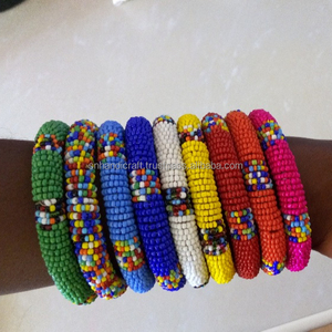 กำไลข้อมือลูกปัดแอฟริกันทำมือสไตล์มาไซ |   เครื่องประดับแอฟริกันสำหรับผู้หญิง - Product Image 1