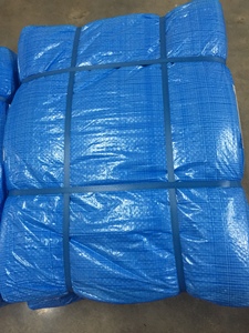 Bâche en PE de couleur bleue, 45gsm de haute qualité pour la construction du Vietnam, livraison gratuite - Product Image 2