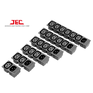 JEC Ganged C13 Outlet & C14 Inlet avec porte-fusible pour UPS PDU - Product Image 1