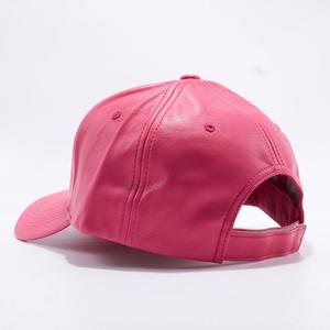 Elegante gorra de béisbol de cuero Rosa deportiva Vintage, tocado liso de verano a la moda para hombres y mujeres, fiesta informal al aire libre, pesca - Product Image 2