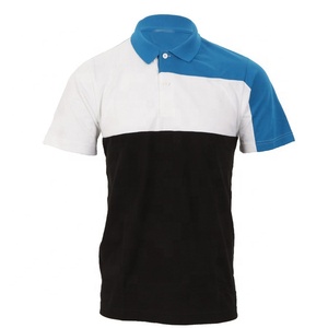 เสื้อยืดโปโลสีดำสำหรับผู้ชาย, เสื้อโปโลสีดำปักลายทางกราฟิกแบบรูดซิปครึ่งตัวสำหรับฤดูร้อน - Product Image 4