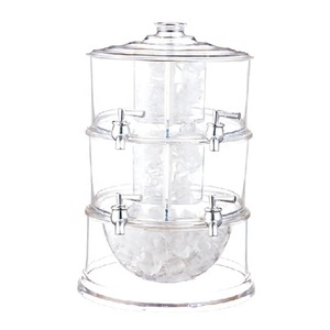 Distributeur de boissons en plastique transparent PS à 2 couches EL BD-002 Taiwan - Product Image 1