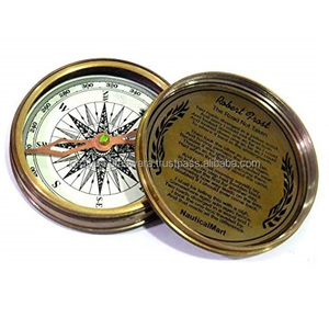 Brújula Náutica de Latón Antiguo Pulido, Marca Lord LV0016, para Año Nuevo - Product Image 1