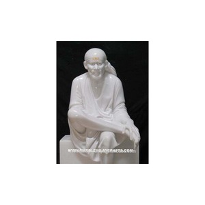 Indian Marble Shirdi Sai Baba God <b>Statue</b> - Product Image 1