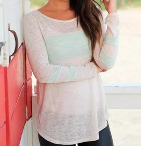 Nouvelle collection de t-shirts pour femmes en tissu de mousseline de soie décontractée pour l'été et le printemps, col rond, mode 2026, provenance du Bangladesh - Product Image 3