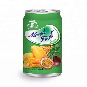 Boisson au jus de fruits mélangés 330 ml, cocktail de fruits en conserve, fruits mélangés en conserve - Product Image 1
