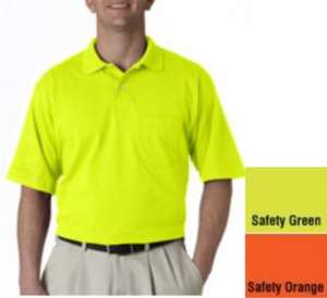 Safety Polo: Hi Vis Polo Shirt: Birdseye mesh - Product Image 5