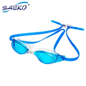 แว่นตาว่ายน้ำ SAEKO Falcon S67 ป้องกันรังสียูวี เลนส์ PC กรอบแบบกำหนดเอง สายรัดซิลิโคน-คลิปง่ายสำหรับปรับได้อย่างรวดเร็ว ขนาดสำหรับผู้ใหญ่ - Product Image 5