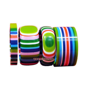 Handcrafted Acrylic Fashion Bracelet <b>Resin</b> <b>Jewellery</b> Bangle Bracelet - Product Image 2