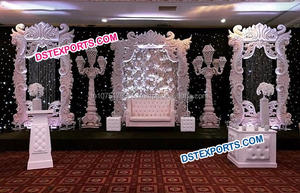 Panneaux plats élégants en Fiber de carbone pour mariage, tenue de fête ou de mariage, panneaux d'arrière-plan pour photos, autonome, nouveau Design - Product Image 2