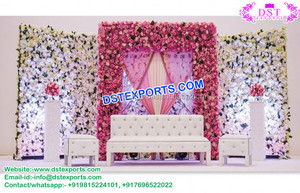 Paneles tapizados en cuero para escenario de boda, sofás de dos plazas con estilo, con paneles de recepción, para canadiense - Product Image 3