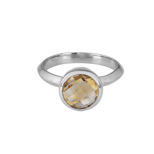 แหวนเงินแท้ควอตซ์อัญมณีสี925ทึบแหวนแฟชั่นสำหรับเป็นของขวัญวันครบรอบแต่งงานสำหรับผู้หญิง - Product Image 1