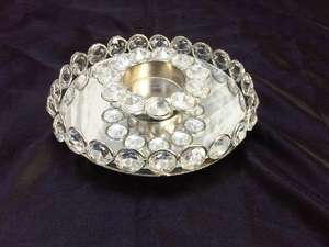 Crystal Metal Handmade <b>Tealight</b> Holder with Blurred Glass Votive Elegant Wedding Decoration Candle Holders <b>Lanterns</b> & Jars - Product Image 3