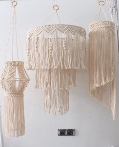 Iralan — lustre Vintage en macramé, style bohème, design d'intérieur - Product Image 4