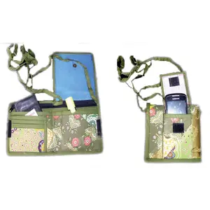 Beli dompet & tas genggam Online modis dengan Panel surya lapisan katun pola geometris penutup beli Online