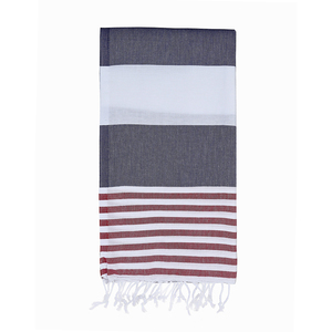 Serviette de plage méditerranéen 100% coton, serviette de plage, de qualité supérieure, fabriqué en turquie - Product Image 1