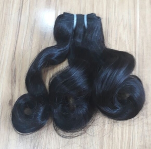 VENTE EN GROS FUMI CURL SUPER DOUBLE DONATEUR UNIQUE NON TRAITÉ EXTENSIONS DE CHEVEUX HUMAINS VIETNAMIENS ALIGNÉS SUR LES CUTICULES - Product Image 1