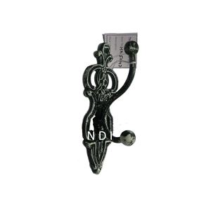 Plus grande vente noir enduit de poudre finition décorative murale lanterne suspendue crochet mural salle à manger décoration murale crochets - Product Image 2