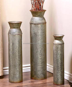 Vase à fleurs en aluminium de style moderne fait à la main nouveau pot de fleur en métal de style pour la décoration de mariage vase de sol - Product Image 5