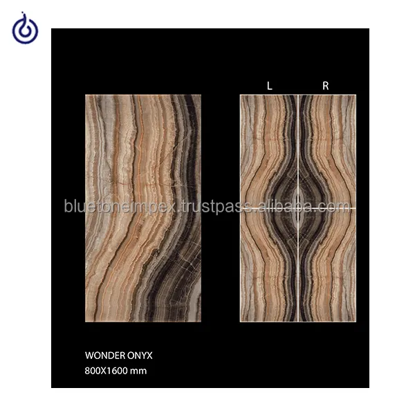 80*160CM 9MM thickness polished glazed porcelain tiles with attractive design that gives more life to your home