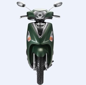 Scooter à gaz 125cc moto, scooter électrique, qualité supérieure, brun/brillant vert, livraison gratuite - Product Image 5