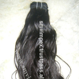 100% pelo natural humano natural de la India. Pelo de calidad suave y liso tejido de cabello humano de la India. - Product Image 1