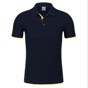 Venta al por mayor 100% algodón hombres básicos para Polos antiarrugas comprimido de talla grande ecológico logotipo bordado Jersey Fabr - Product Image 6