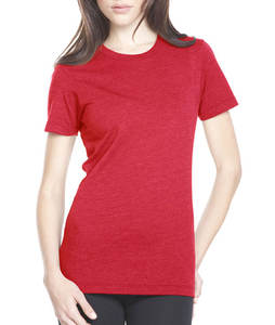 T-shirts décontractés pour femmes de haute qualité en gros hauts à manches courtes en grande taille 100% coton respirant motif solide - Product Image 3