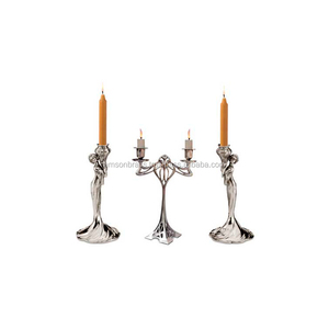 Nickle <b>Plate</b> Home Side Table Decoration Candle <b>Stand</b> for Showing Home Decoration - Product Image 1