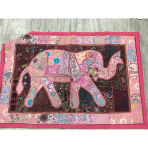Camino de Mesa Decorativo Hecho a Mano en India, 100% Algodón, Patchwork Tradicional, para Mesa de Comedor - Product Image 2