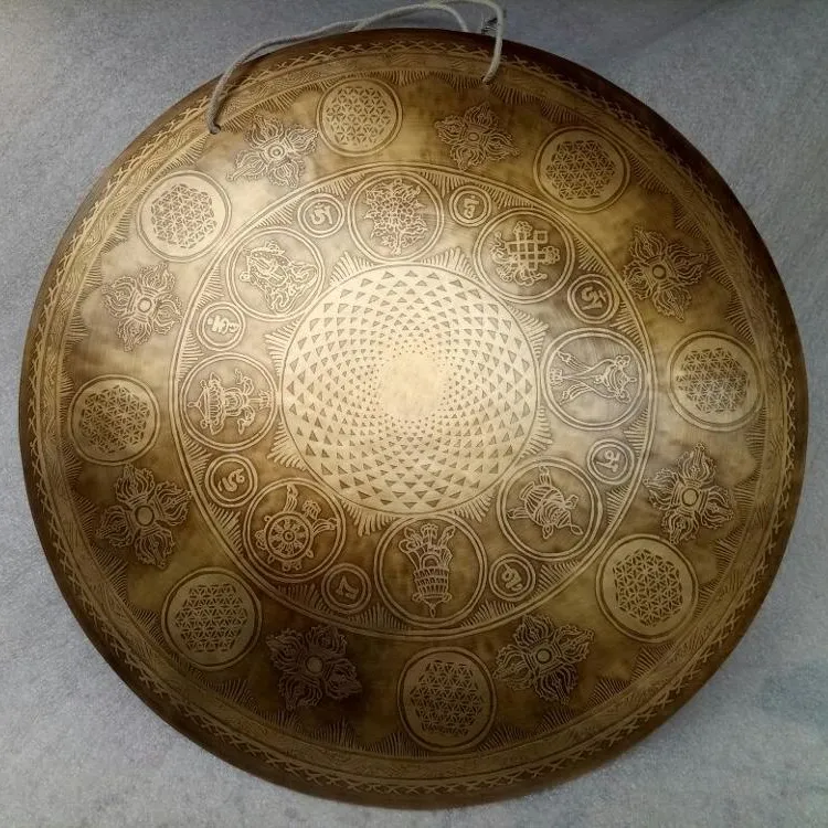 नेपाल Gongs विनिर्माण (फ्लैट कला Gongs)