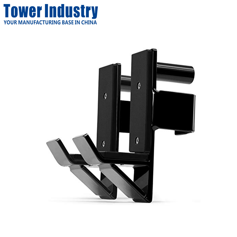 Supporto per bilanciere a J in acciaio per power rack