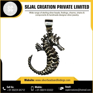 Joyería oxidada colgante de dragón de plata de ley - Product Image 4