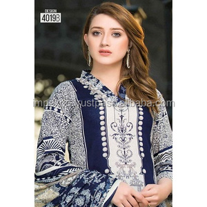 Césped salwar kameez/trajes de césped de Pakistán de 3 piezas/Tela de césped - Product Image 4