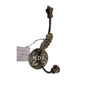 Home Decoration Unique Style Clothes Hanging <b>Wall</b> Hooks Shiny Powder Coated Finishing <b>Wall</b> <b>Mounted</b> Lantern Hanging Hooks - Product Image 4