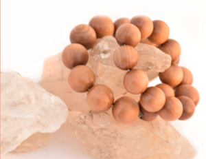 Perles de bois de santal rondes naturelles de 20mm perles de bois de Malas en vrac pour l'artisanat - Product Image 1